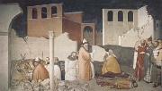 Ambrogio Lorenzetti St Sylvester Sealing thte Dragon's Mouth (mk08) china oil painting reproduction